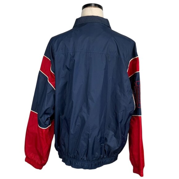Vintage Cleveland Indians Genuine Merchandise Starter Jacket XL Navy/Red 90's - Picture 3 of 13